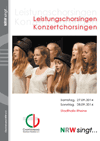 Leistungschorsingen, Konzertchorsingen, 27/28.09.2014, Stadthalle Rheine